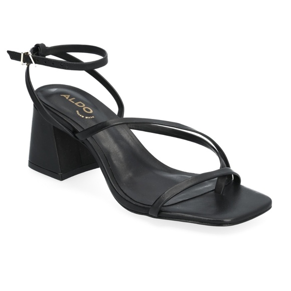 ALDO Adrauder - Women's Heels Block - Black, Size 8.5 - Picture 1 of 6